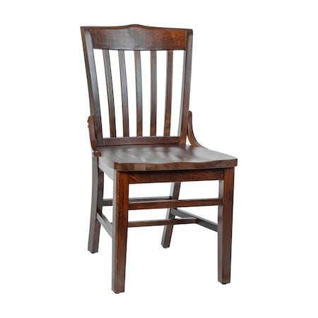 Flash Furniture Dining Chair, Hercules, Walnut Wood XU-DG-W0006-WAL-GG